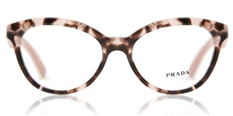 prada pr 11rv triangle roj1o1 pink havana